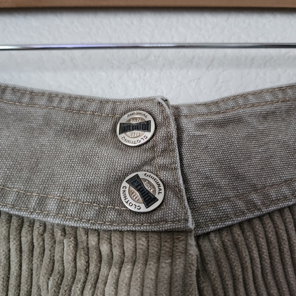 JETPILOT x VINTAGE 90's corduroy shorts in sand USA Made short shorts size M - Picture 4 of 8